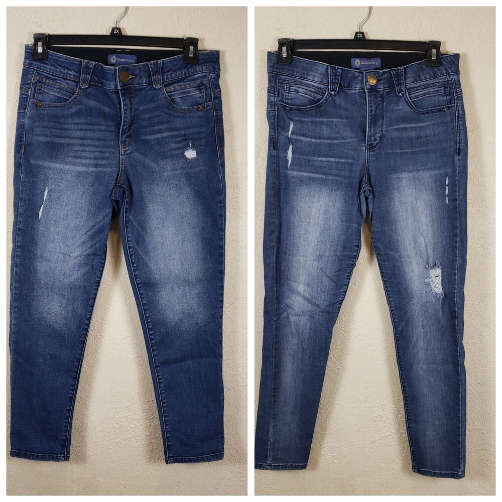 Democracy “Ab” Solution Skinny Jeans Dark Blue Size 10 Bundle